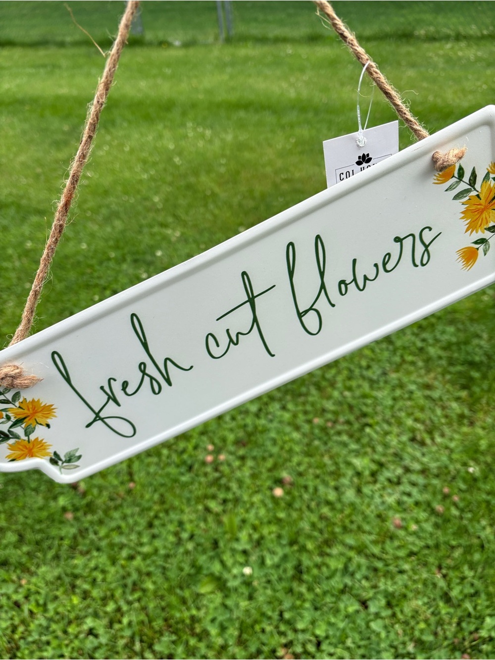Metal SIGN “Fresh Cut Flowers”